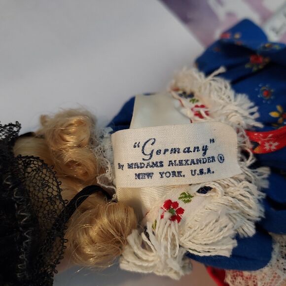 Vintage Doll Lot Madame Alexander 8" Tyrolean Girl Jointed Mary Mary Germany - Picture 12 of 16